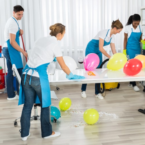 Eventreinigung durch spezialisierte Reinigungsfirmen
